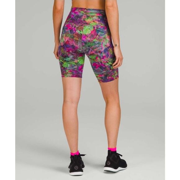 Lululemon Wunder Train High Rise Short 8" Vivid Floral Print - Picture 2 of 6